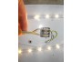 Loftlampe m indbygget LED lys